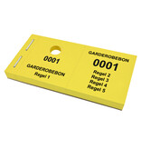 CombiCraft Garderobebonnen met 5 regels eigen tekst - per 1000 bonnen