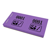 Garderobebonnen met eigen logo - 1000 stuks