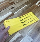 CombiCraft Sleufetiketten met jouw eigen ontwerp 250x25mm 4-baans - per 100 etiketten