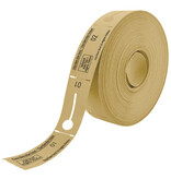 Garderobebonnen op rol met ophanggat - 500 dubbele bonnen