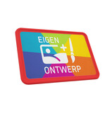Kermismunt rechthoek 50 x 35 mm met eigen ontwerp  in full colour - per 1000 stuks