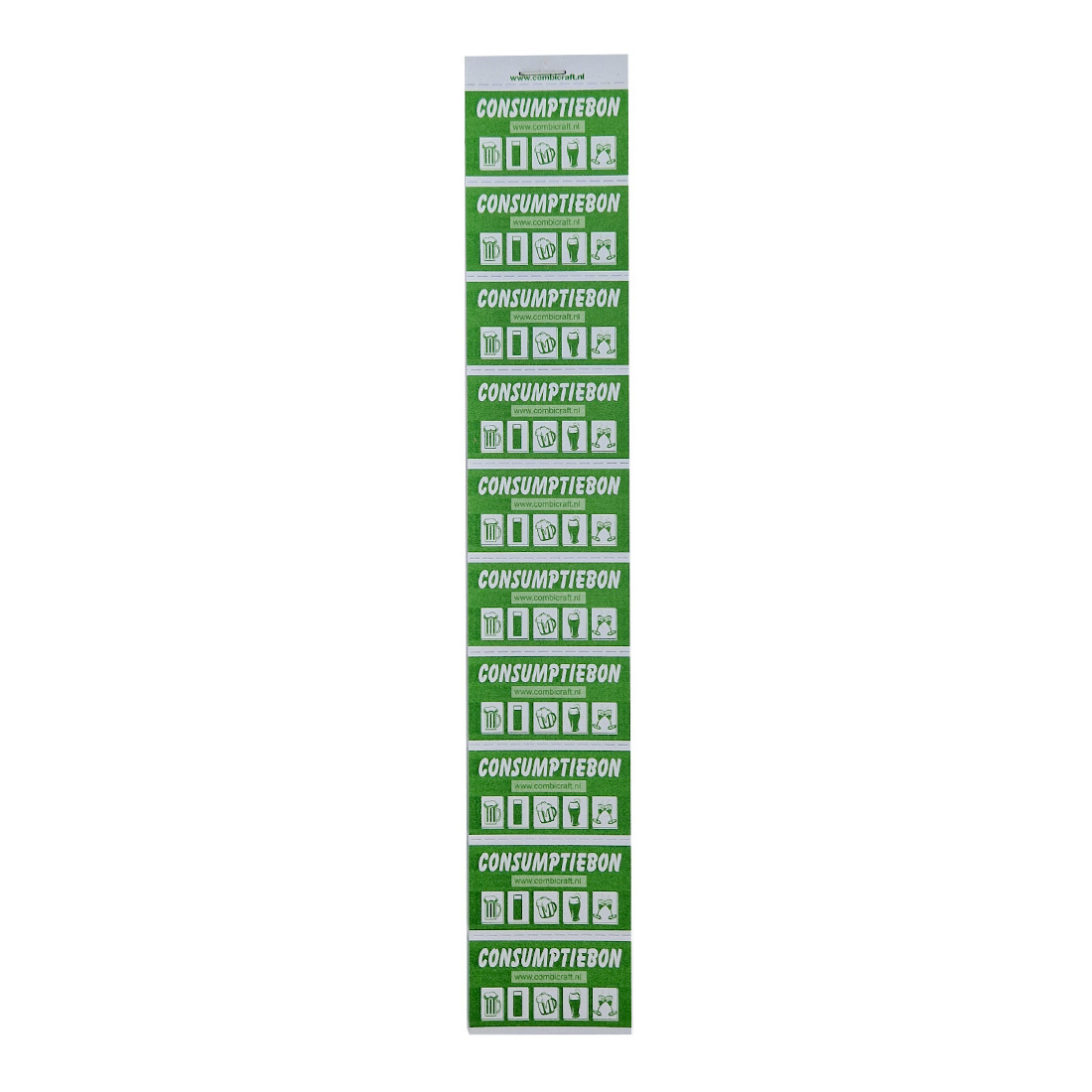 CombiCraft Hele consumptiebon op strips van 10 bonnen - per 1000 bonnen