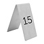 CombiCraft Tafelnummers van RVS 50x100mm - per 1 stuk