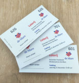 Grote loten met eigen ontwerp full colour druk - per 600 lootjes