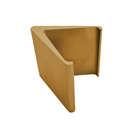 Blanco tafelbordje Elegant goudkleurig 60x55mm - per 1 stuk