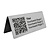 QR-code bordje RVS 120x50mm