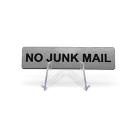 Australie: No junk mail Acrylaat Deurbordje 80x20mm