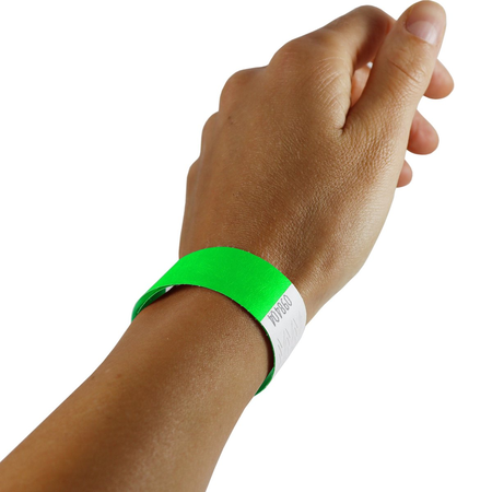 TYVEK® Australie: Blanco TYVEK polsbandjes of festivalbandjes van papier - per 100 stuks