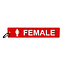 CombiCraft Australie: Acrylaat sleutelhanger 150x30mm