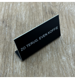 Acrylaat tafelbordjes L-vorm in diverse kleuren en maten