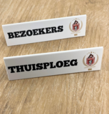 Tafelbordje polystyreen met eigen ontwerp in full colour