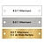Belpaneel Naamplaatje Evercom 80x20mm met gaatjes