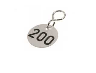 Aluminium Sleutellabels