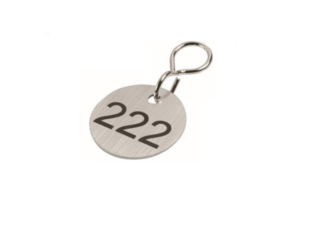 Edelstaal (RVS) Sleutellabels