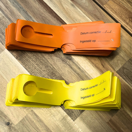 CombiCraft Sleufetiketten groot met jouw eigen ontwerp 273x59mm - per 100 etiketten
