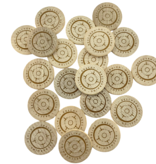 CombiCraft Houten munten met eigen gravering Ø29mm - per 100 stuks