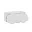 CombiCraft Blanco plastic wolkenmunten 62x32mm wit - per 100 stuks