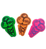 CombiCraft Plastic contrastmunten in ijsvorm 33x50mm met eigen tekst - per 1000 stuks