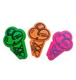 CombiCraft Plastic contrastmunten in ijsvorm 33x50mm met eigen tekst - per 1000 stuks