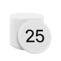 Consumptiemunten 1 t/m 100 - 100 stuks