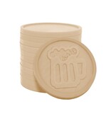 CombiCraft Consumptiemunten van gerecycled plastic met bierpul afdruk Ø29mm -  per 250 stuks