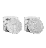 Aluminium consumptiemunt Santé Ø25mm - per 100 stuks