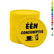 Consumptiemunten één consumptie - 100 stuks