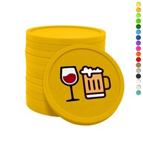 Consumptiemunten bier en wijn - 100 stuks