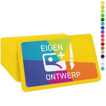 Bedrukte rechthoek munten 65x43mm - 1000 stuks