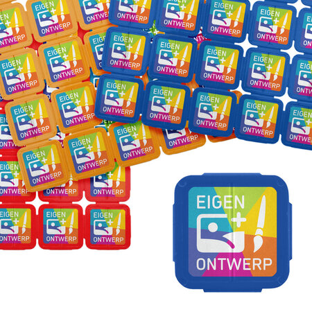 CombiCraft Breekmunten aardappelzetmeel met jouw ontwerp in full colour - 1000 stuks