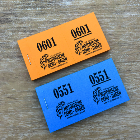 Nummer loten met eigen logo - per 1000 nummers