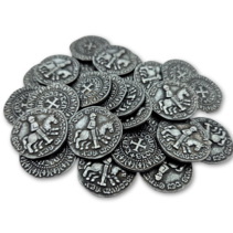 Replica middeleeuwse munt zilver - 100 stuks