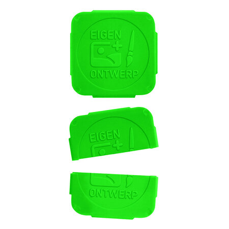 CombiCraft Plastic breekmunten met eigen ontwerp aan één zijde in reliëf - per 1000 stuks
