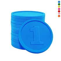 Consumptiemunten getal 1 - 250 stuks