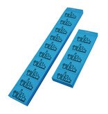 Consumptiebon met drank iconen op strips - per 1000 bonnen