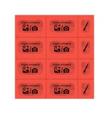 CombiCraft Consumptiekaart maken met eigen ontwerp zwarte druk 10 consumpties - per 200 kaarten