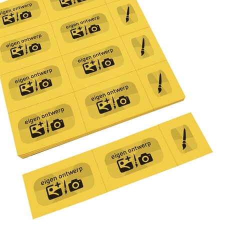 CombiCraft Consumptiekaart maken met eigen ontwerp zwarte druk 10 consumpties - per 200 kaarten
