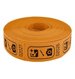 CombiCraft Consumptiebonnen drukken op rol met eigen ontwerp 57x30mm - per rol met 1000 bonnen