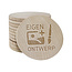 CombiCraft Houten munten met eigen gravering Ø51mm - per 50 stuks