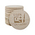 CombiCraft Gegraveerde munten hout Ø37mm - 50 stuks