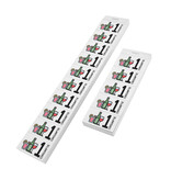Consumptiebon full colour met drank iconen op strips - per 1000 bonnen