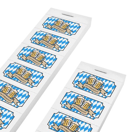 CombiCraft Engelse consumptiebon Oktoberfest in full colour op strips - per 1000 bonnen