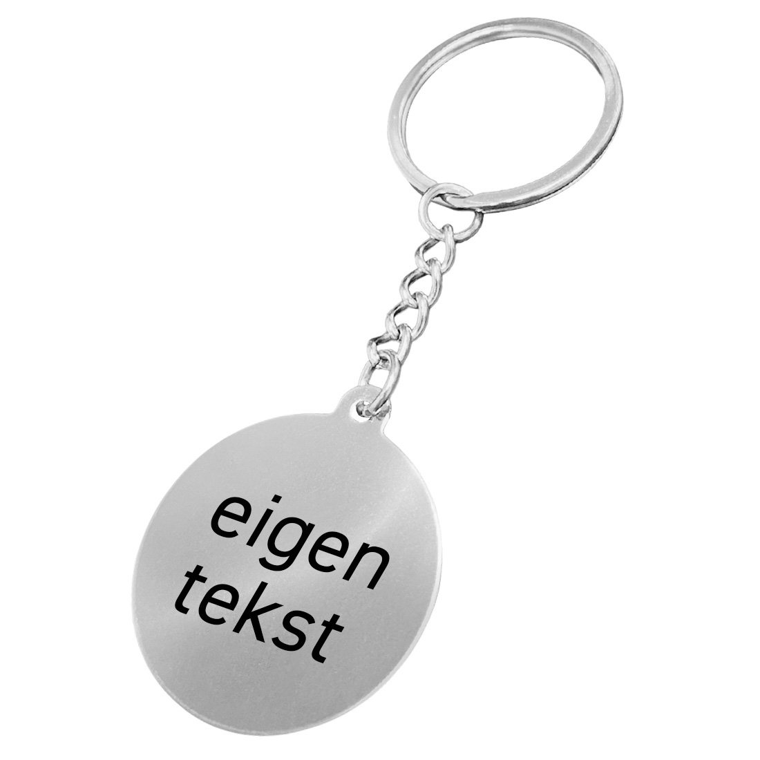 CombiCraft RVS sleutelhanger met tekst - per 1 stuk