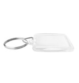 CombiCraft Plexiglas sleutelhanger blanco vierkant 40x40mm - per 1 stuk