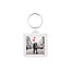 Plexiglas sleutelhanger met jouw foto vierkant 40x40mm - per 1 stuk