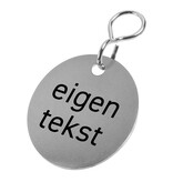 CombiCraft RVS sleutellabels met tekstgravering - per 1 stuk