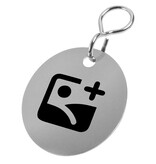 CombiCraft RVS sleutellabel actiemodel met logo - per 1 stuk