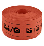 CombiCraft Entreebewijs op rol 114x60mm met rechte afscheurstrook - per 1000 bonnen