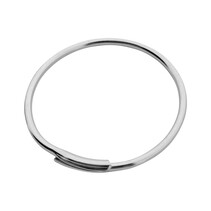Sleutelringen 1/3 overlap Ø18 mm zilver - per stuk