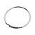 Sleutelringen 1/3 overlap Ø18 mm zilver - per stuk